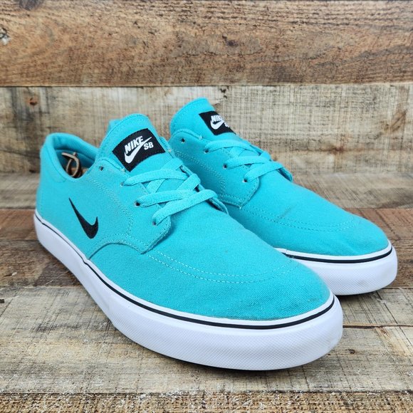 Nike Other - Nike SB Clutch Men Sz 12 Low Skate Blue Running Shoes Lace Up Low Top 729825-421